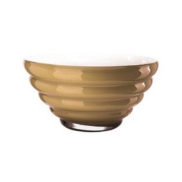 Onlylux Coppa Anelli opale e fumé Ø 28 cm
