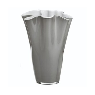 Vaso Wave Grigio h40 in Vetro Soffiato Onlylux – Eleganza...