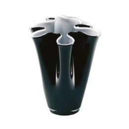 Onlylux Vaso Wave opale e nero alto 40 cm