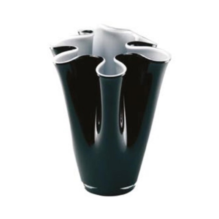 Onlylux Vaso Wave opale e nero alto 40 cm