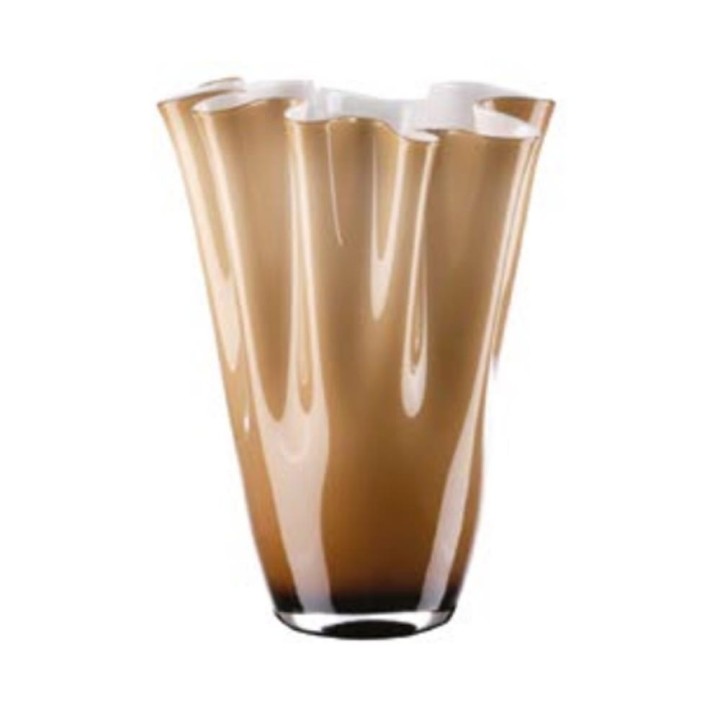 Onlylux Vaso Wave opale e fumé alto 40 cm
