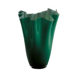 Onlylux Vaso Wave opale e verde bosco alto 40 cm