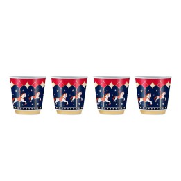 Bialetti Set di 4 bicchierini con cavalli da giostra 90 ml