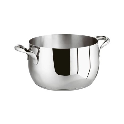Casseruola Alta 2 Maniglie Cm 20 Kikka Inox