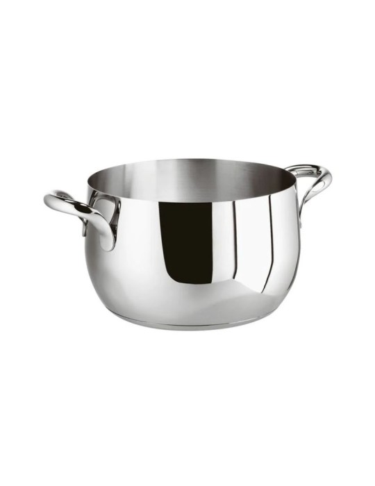 Casseruola Alta 2 Maniglie Cm 20 Kikka Inox
