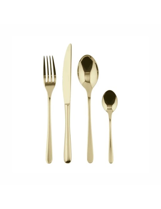 SET 24 POSATE TASTE PVD CHAMPAGNE