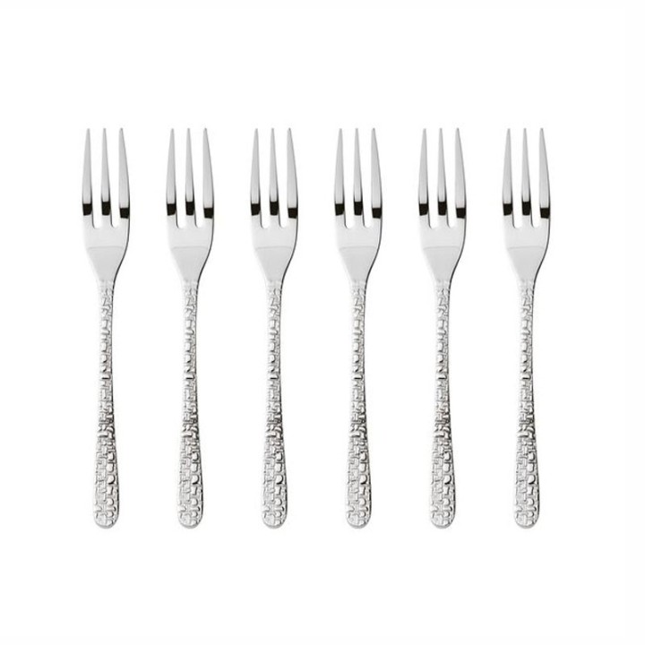 Sambonet Set di 6 forchettine Venezia in acciaio inox