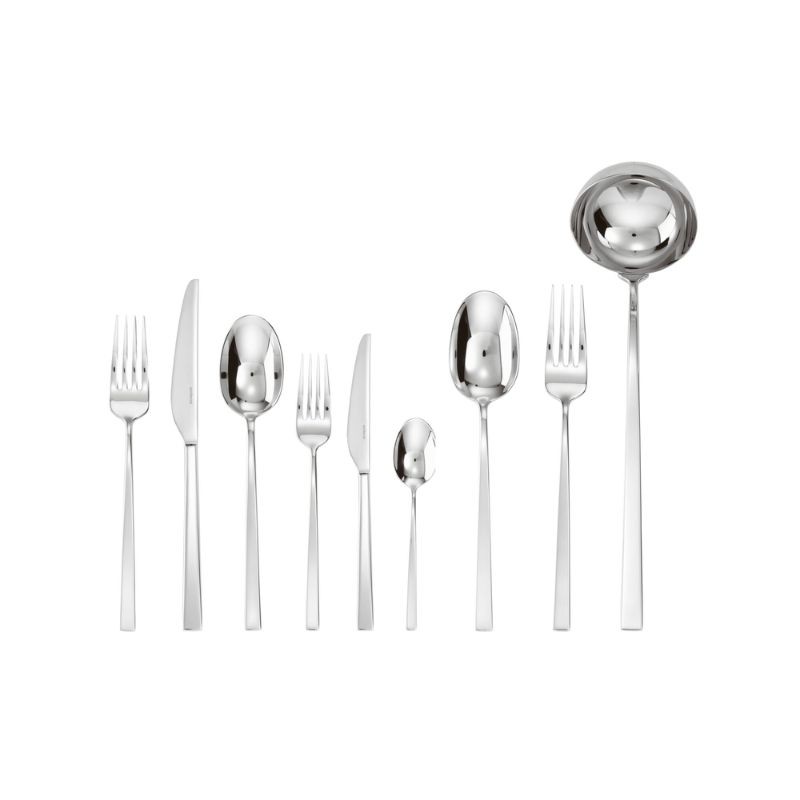 Servizio 75 Pz Manico Orf?vre Linea Q Inox