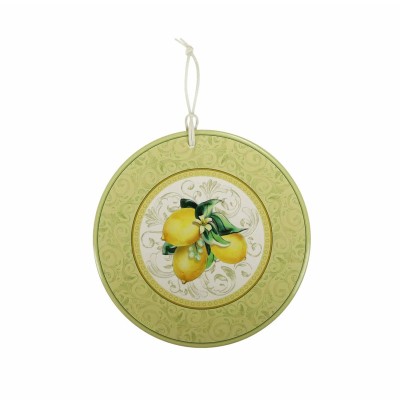 Brandani Decoration Limoni in Ceramica e Sughero – Ø 20 cm