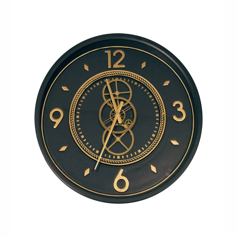 Orologio da Parete con Ingranaggi a Vista Smoky Metal Brandani (Ø 55 cm)