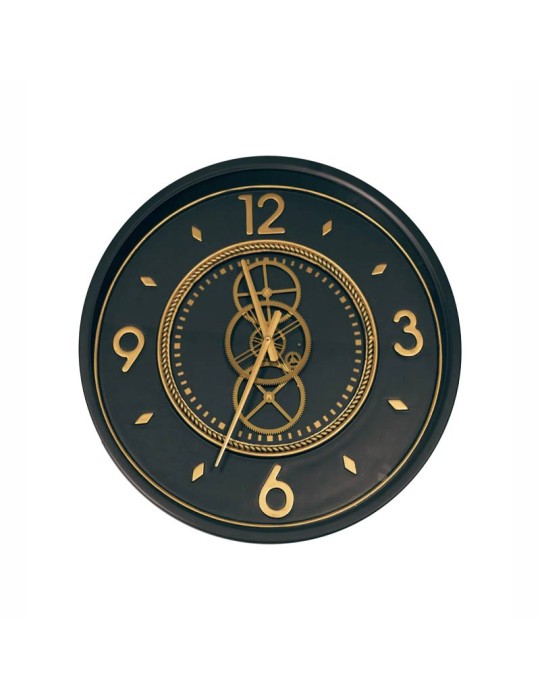 Orologio da Parete con Ingranaggi a Vista Smoky Metal Brandani (Ø 55 cm)