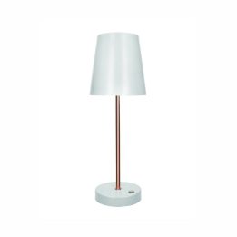 Brandani Lampada LED Altair bianca e rose gold 37,5 cm