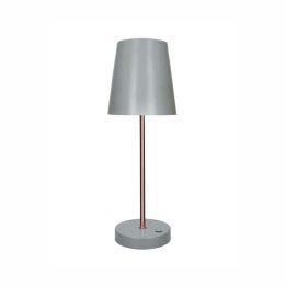 Brandani Lampada LED Altair tortora e rose gold 37,5 cm