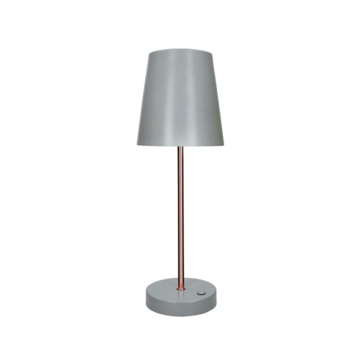 Brandani Lampada LED Altair tortora e rose gold 37,5 cm