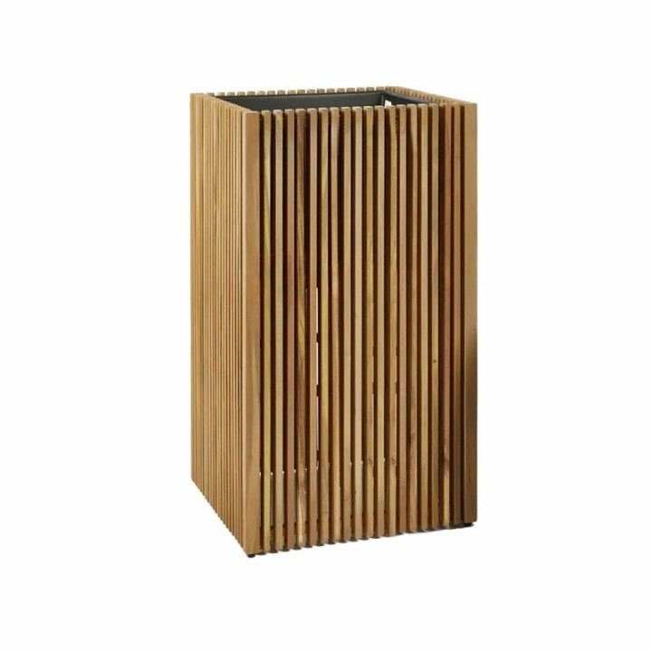 EDG Enzo De Gasperi Vaso Listelli acacia marrone alto 90 cm