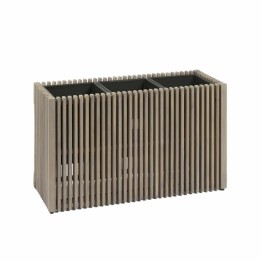 EDG Enzo De Gasperi Vaso Listelli rettangolare grigio 50 cm