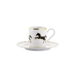 Weissestal Servizio da caffè Neoclassico bianco 15 pezzi
