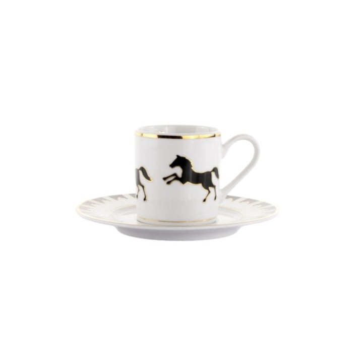 Weissestal Servizio da caffè Neoclassico bianco 15 pezzi