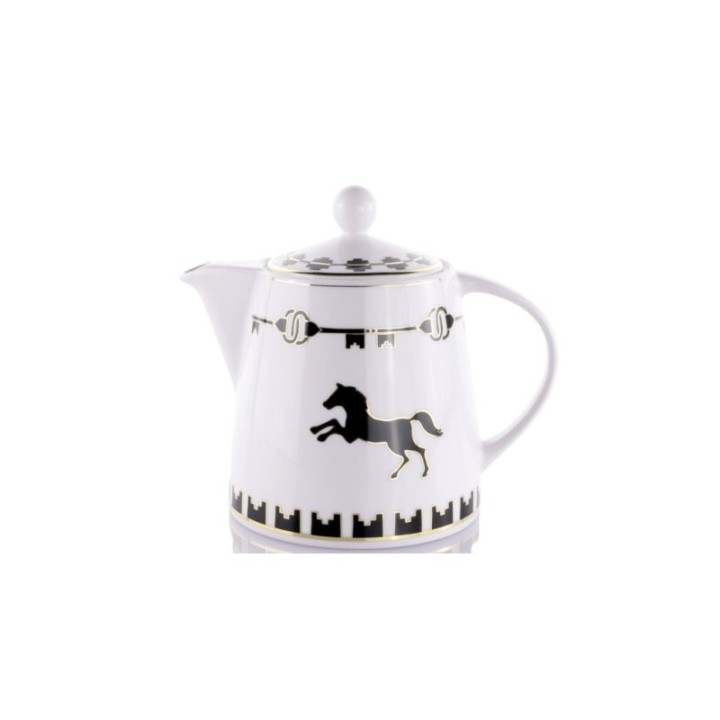 Weissestal Servizio da caffè Neoclassico bianco 15 pezzi