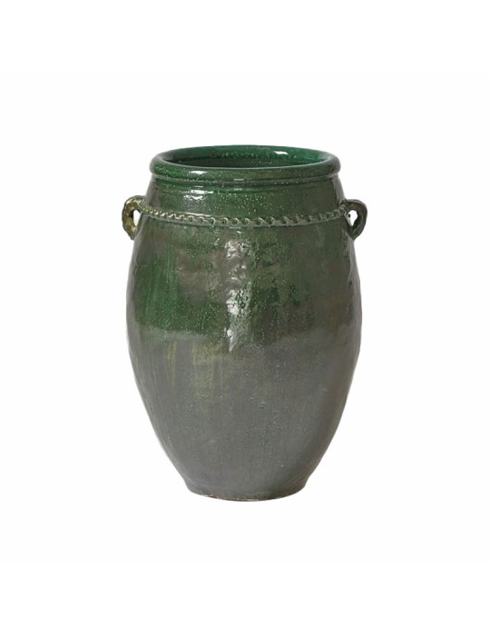 Vaso Fenice Anfora Righe H69 D42 Verde – EDG