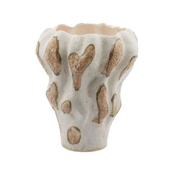 EDG Enzo De Gasperi Vaso Chakra Macula noisette alto 42 cm