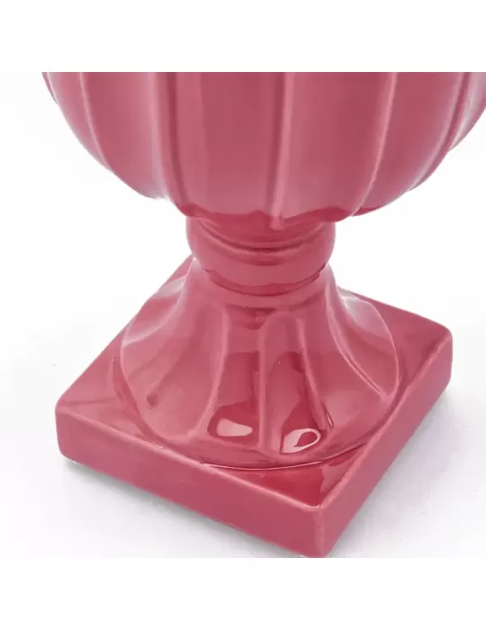 VASO TULIP COPPA CON PIEDE H41