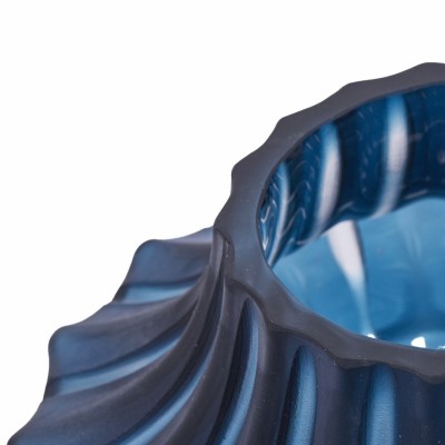 Vaso Isen in Vetro Blu Scuro H21 D27 EDG - Enzo De Gasperi 2