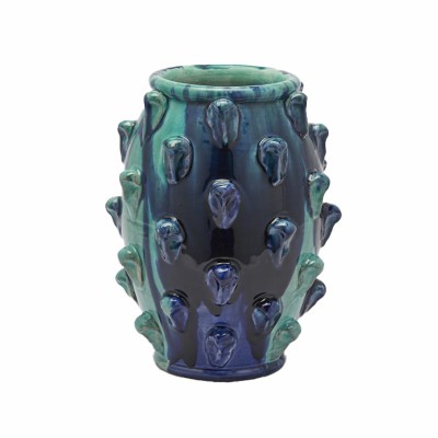 Vaso Fenice Pigna H31 D23 Verde Misto EDG - Enzo De Gasperi