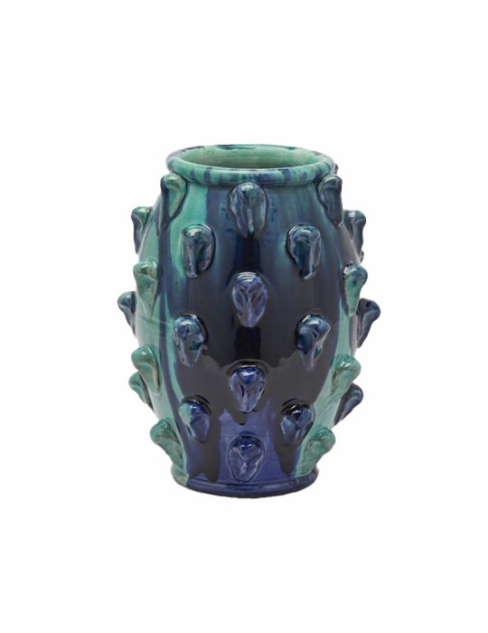 Vaso Fenice Pigna H31 D23 Verde Misto EDG - Enzo De Gasperi