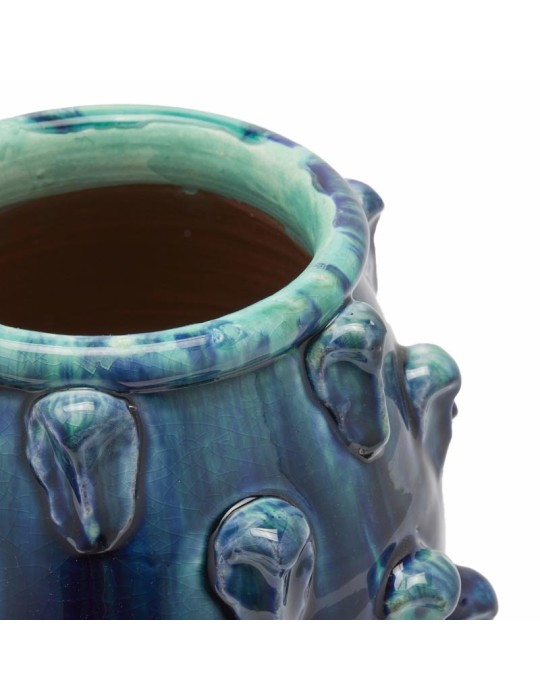 Vaso Fenice Pigna H31 D23 Verde Misto EDG -...