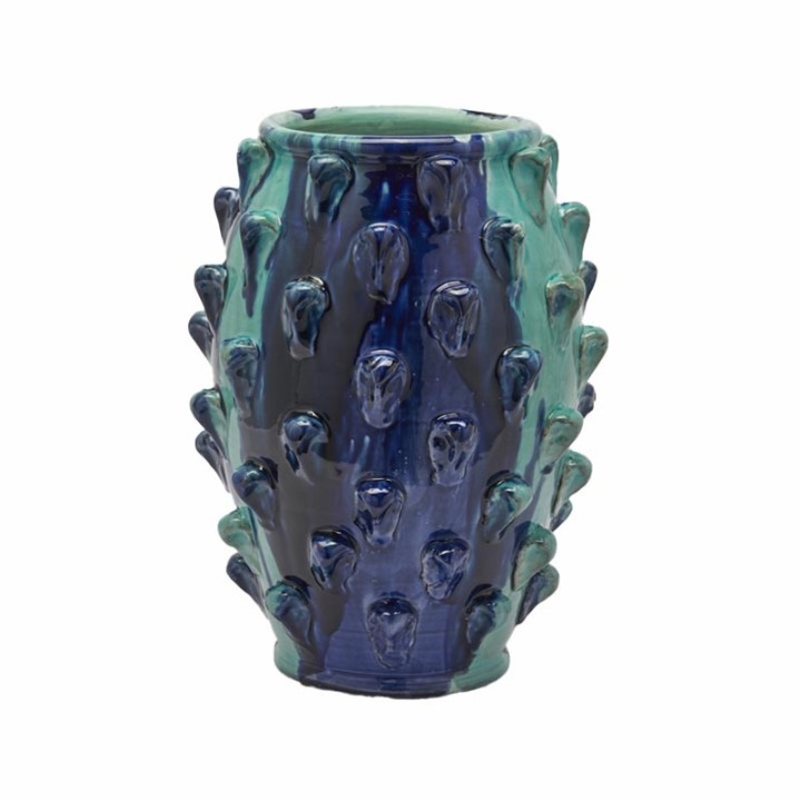 EDG Enzo De Gasperi Vaso Fenice Pigna verde misto Ø 29,5 cm