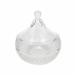 EDG Coppa bombata in vetro trasparente alta 16 cm