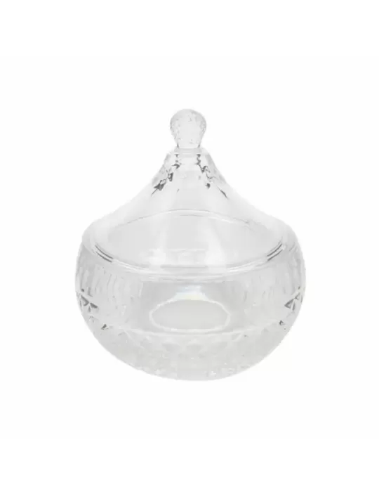 Contenitore Coppa Bombata H16 cm in Vetro Trasparente - Enzo De Gasperi (EDG)