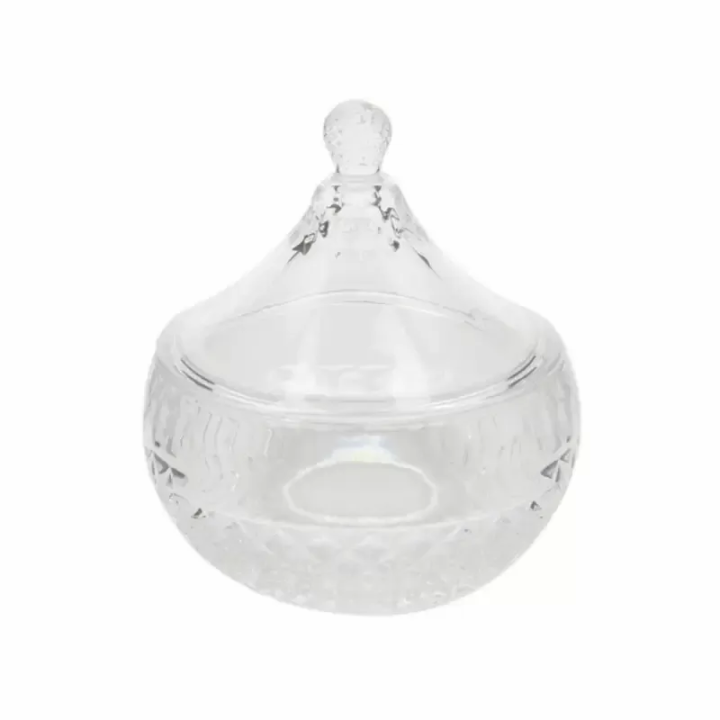 EDG Coppa bombata in vetro trasparente alta 16 cm