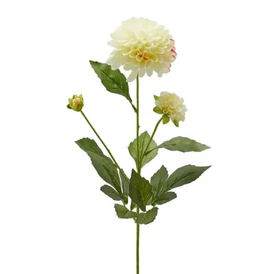 Stelo Floreale Artificiale Dahlia x2 con Bocciolo H70...