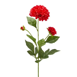 EDG Stelo 2 dalie artificiali rosse alto 70 cm
