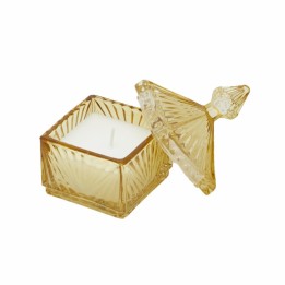 EDG Candela profumata Jasmine Ambra in vetro alta 12 cm
