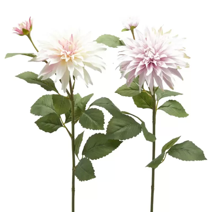 EDG Stelo 2 dalie artificiali rosa crema 80 cm
