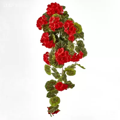 Geranio Cascante Rosso H75 – Pianta Artificiale...
