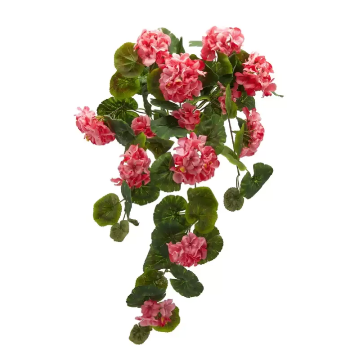 EDG Enzo De Gasperi Geranio cascante artificiale rosa 75 cm