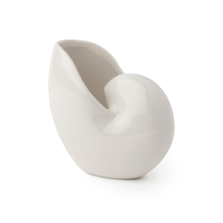 Hervit Creations Ciotola Conchiglia in porcellana Ø 14 cm