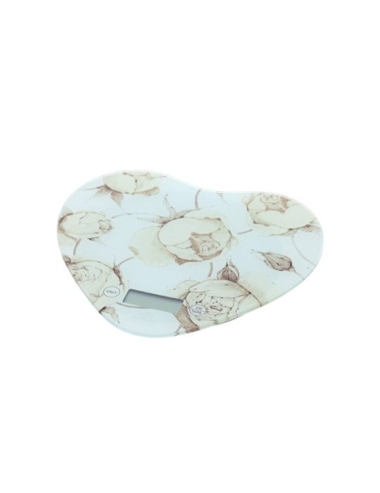 BILANCIA DA CUCINA CUORE 24X21CM ROSE