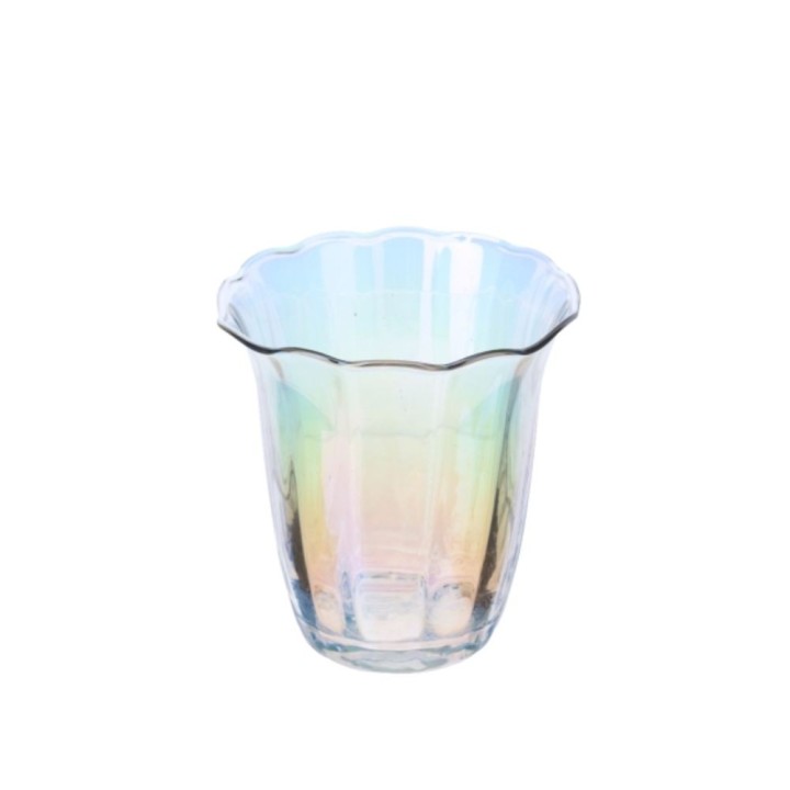 Hervit Set di 2 bicchieri da acqua in vetro 10 × 10 cm