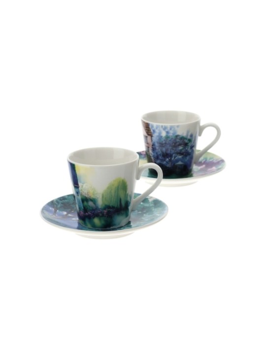 BOX 2 TAZZINE CAFFE' COTTAGE (A+B) 8X6CM
