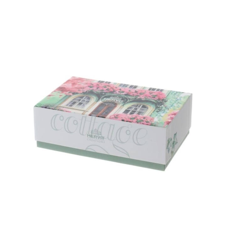 Hervit Creations 2 tazzine da caffè Cottage 8 × 6 cm
