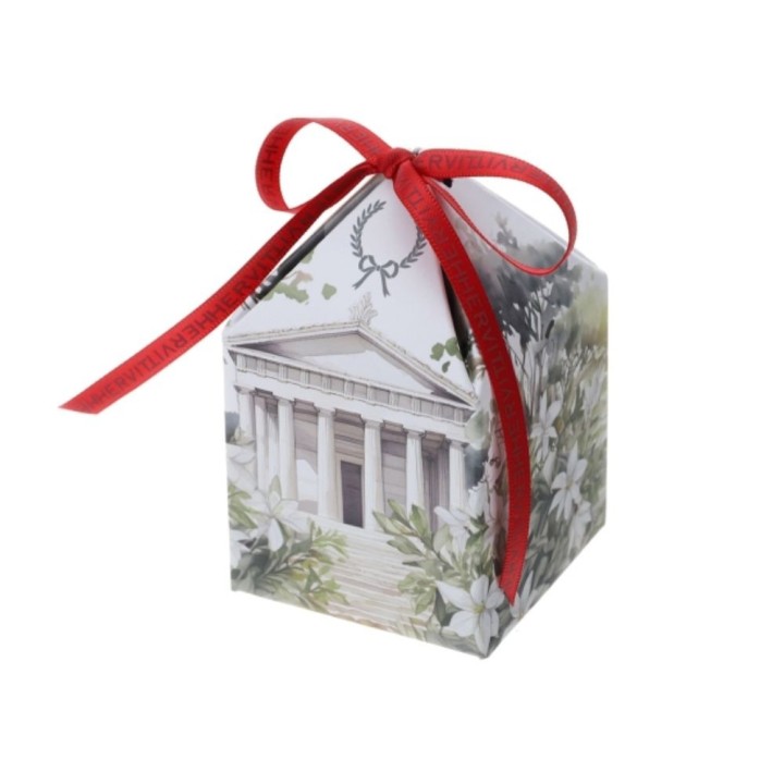 Hervit Box 6 scatoline Cottage bianche 6 × 6 × 10 cm
