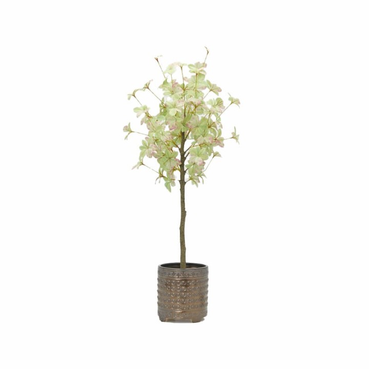 EDG Enzo De Gasperi Cachepot Qing in ceramica bronzo 17 cm