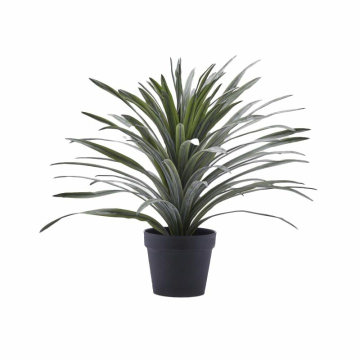 EDG Enzo De Gasperi Bromelia artificiale con vaso alta 58 cm