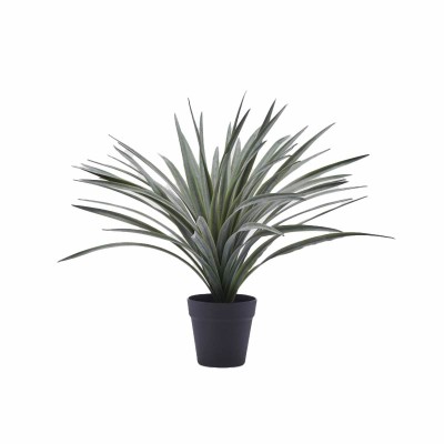 Bromelia Artificiale con Vaso H.45 cm Verde - EDG Enzo De...