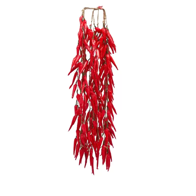 Peperoncino Grappolo EDG – Ghirlanda Decorativa Rustica 60 cm